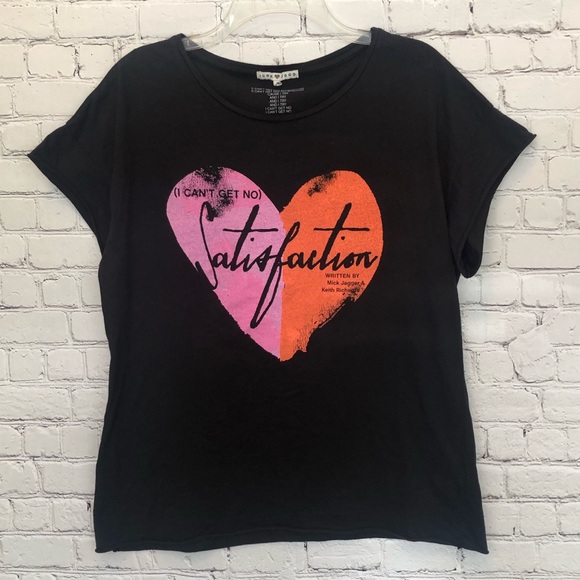 Junk Food Clothing Tops - JUNK FOOD rolling stones Satisfaction Tee